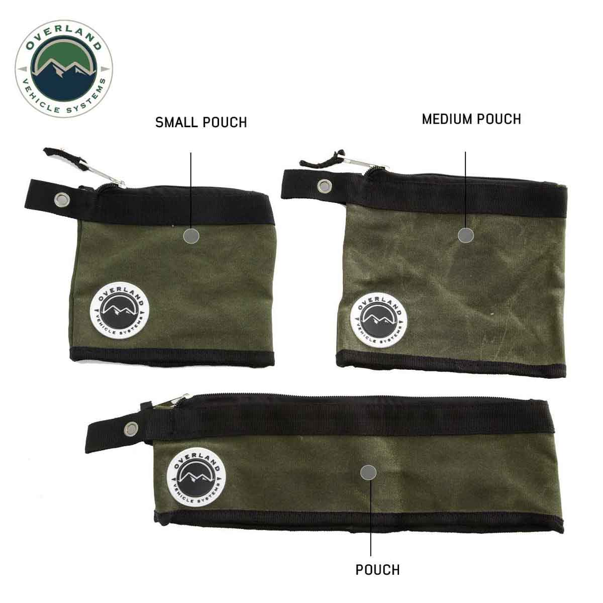 Medium Size 3-Bag Set of Storage Bags - #12 Waxed Canvas - Image 3