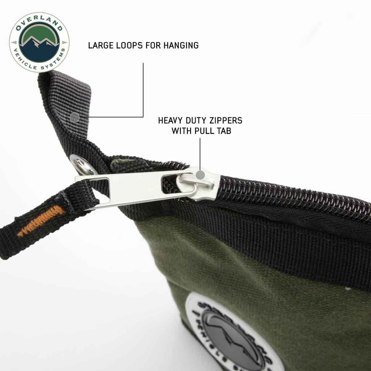 Medium Size 3-Bag Set of Storage Bags - #12 Waxed Canvas - Image 7
