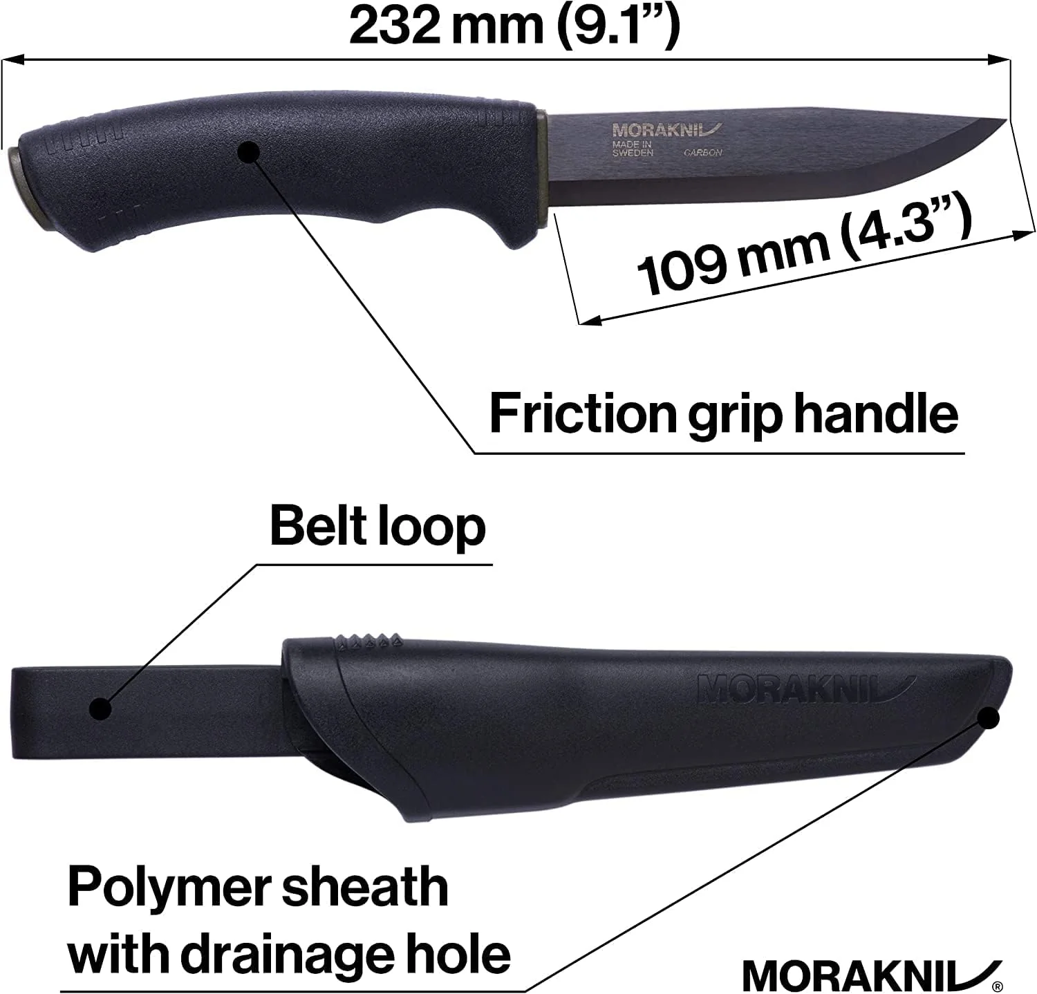 Morakniv Bushcraft Black - Image 5