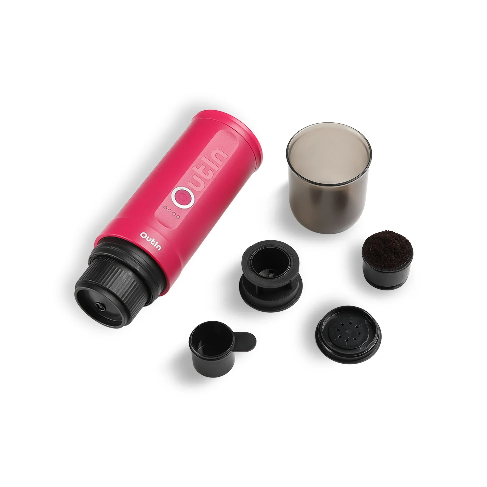 Nano Portable Espresso Machine (Fuchsia Pink) - Image 3