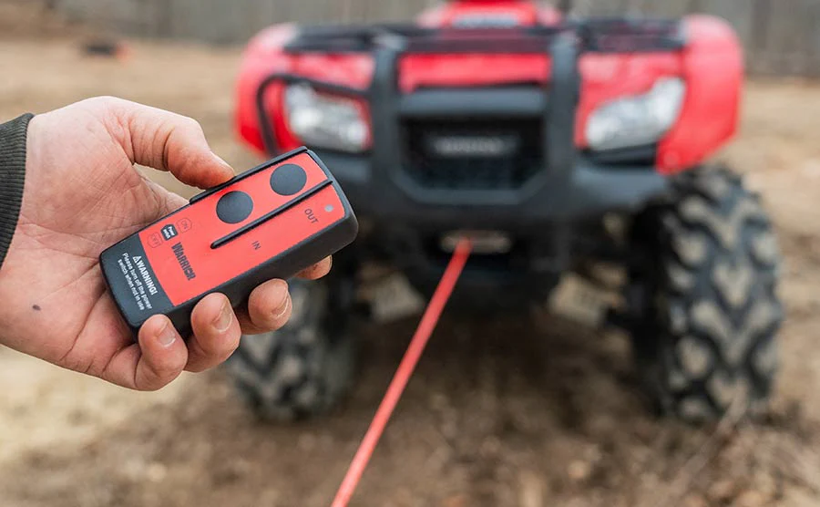 Ninja 2,000lb 12v Electric Winch - Synthetic Rope - Image 7