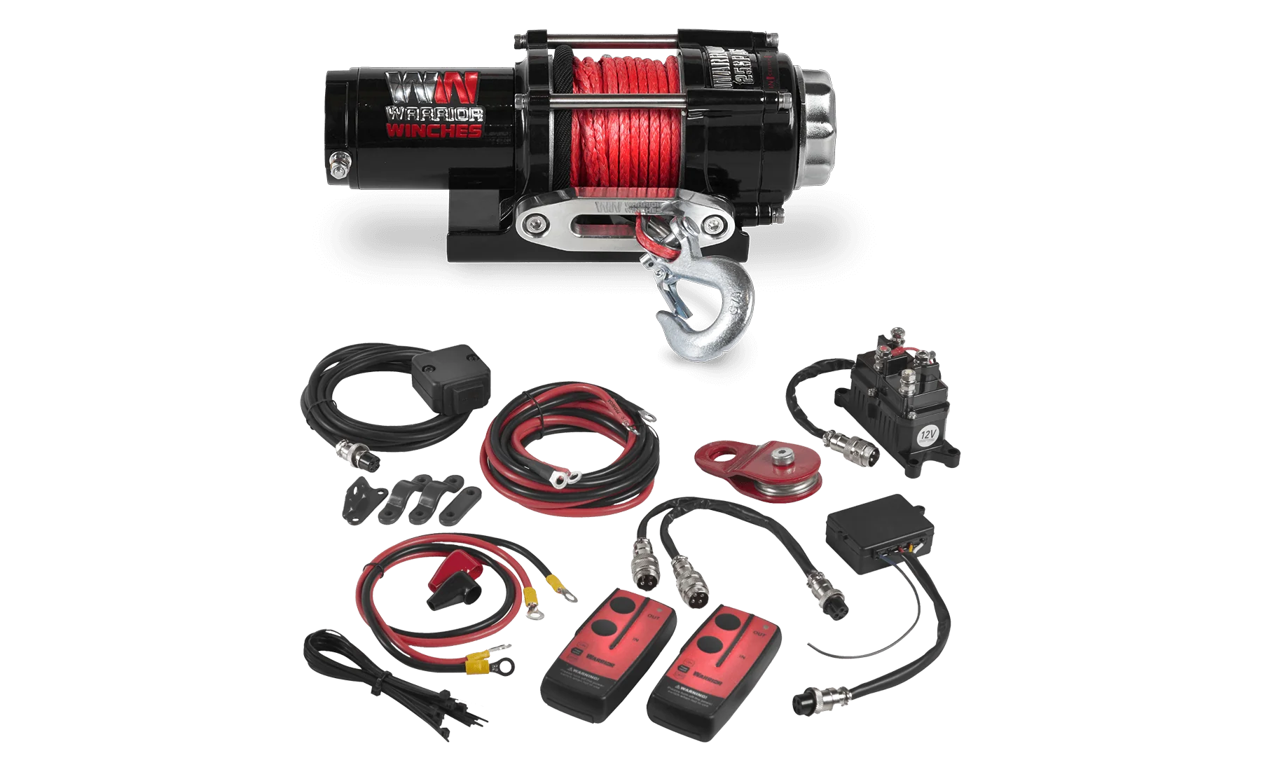 Ninja 2,500lb 12v Electric Winch - Synthetic Rope - Image 4