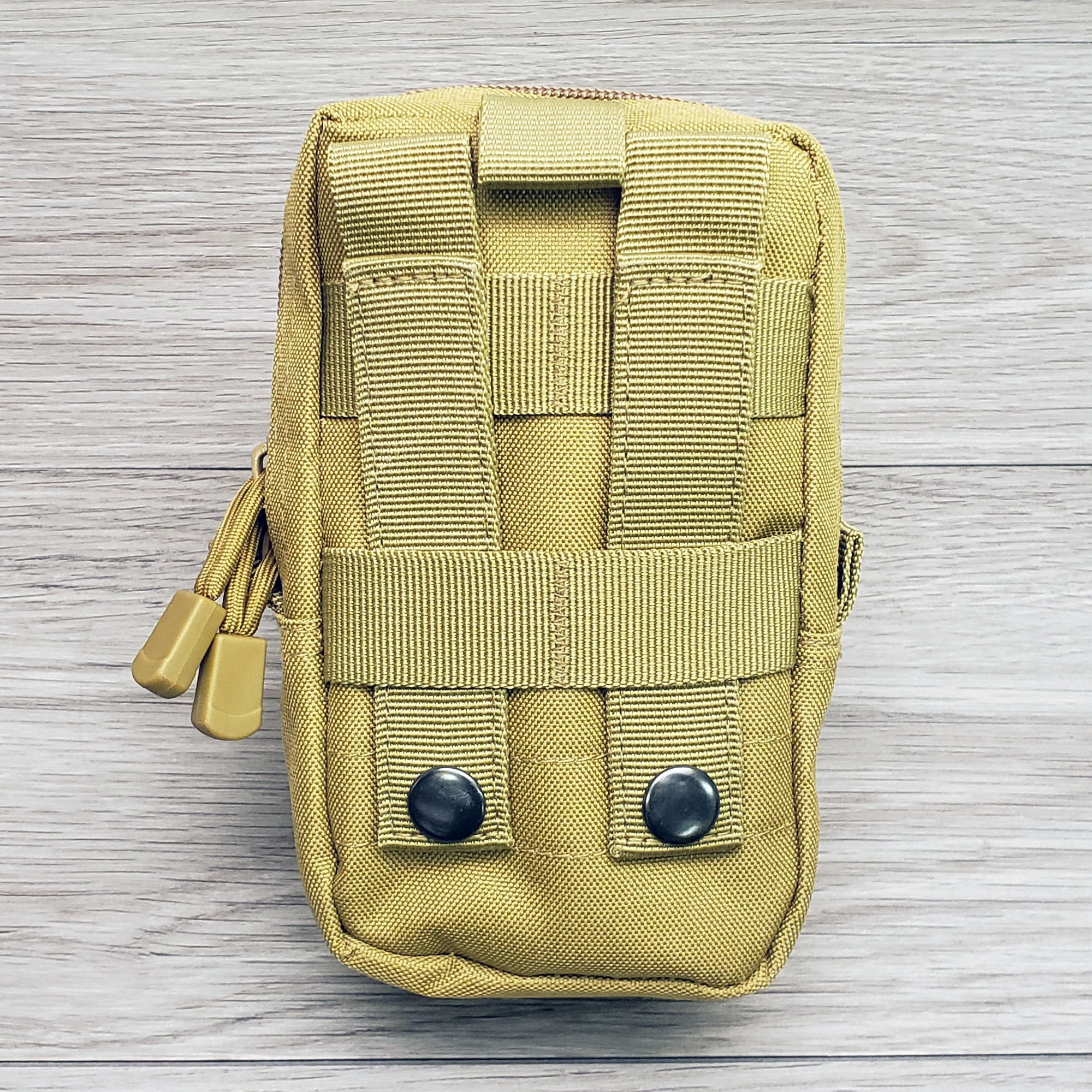Nylon "Possibles" Bag - Pack and Store Small Items - Molle / PALS Attachment Straps for Belt or Pack Carry - Image 7