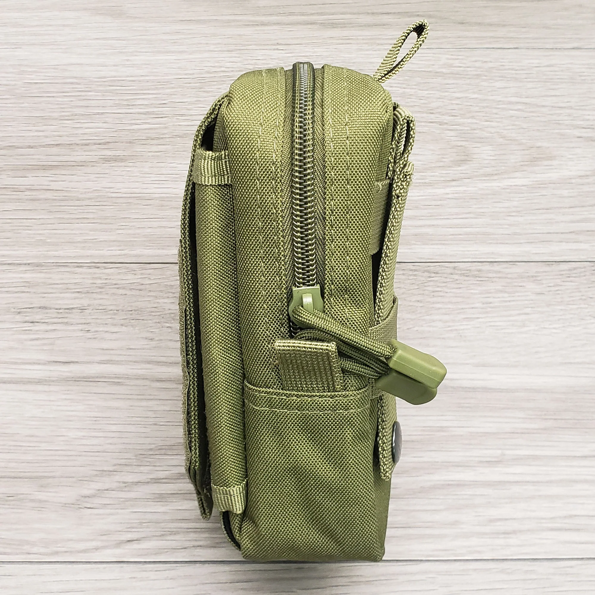 Nylon "Possibles" Bag - Pack and Store Small Items - Molle / PALS Attachment Straps for Belt or Pack Carry - Image 8