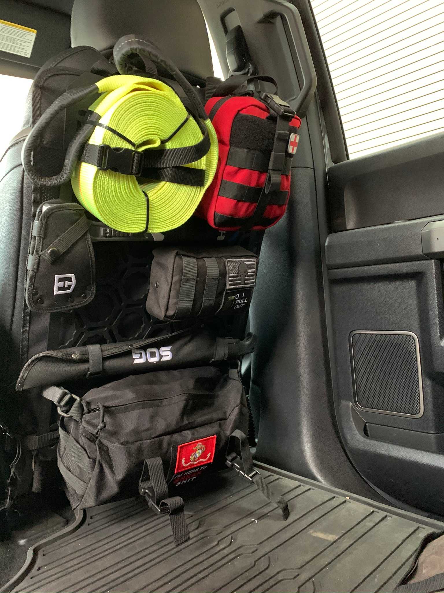 Off-Road Seat Back Panel Kit with Recovery Gear - Image 2