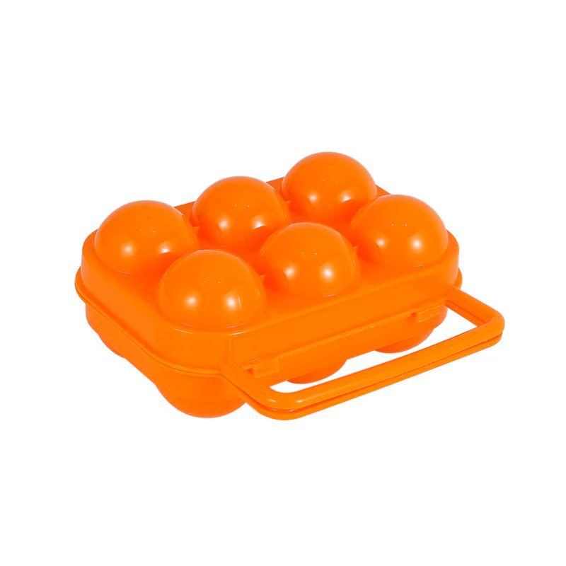 Outdoor 6-Grid Egg Box Portable Portable Egg Protection Tray New Household Pp Material Egg Tray - Image 4
