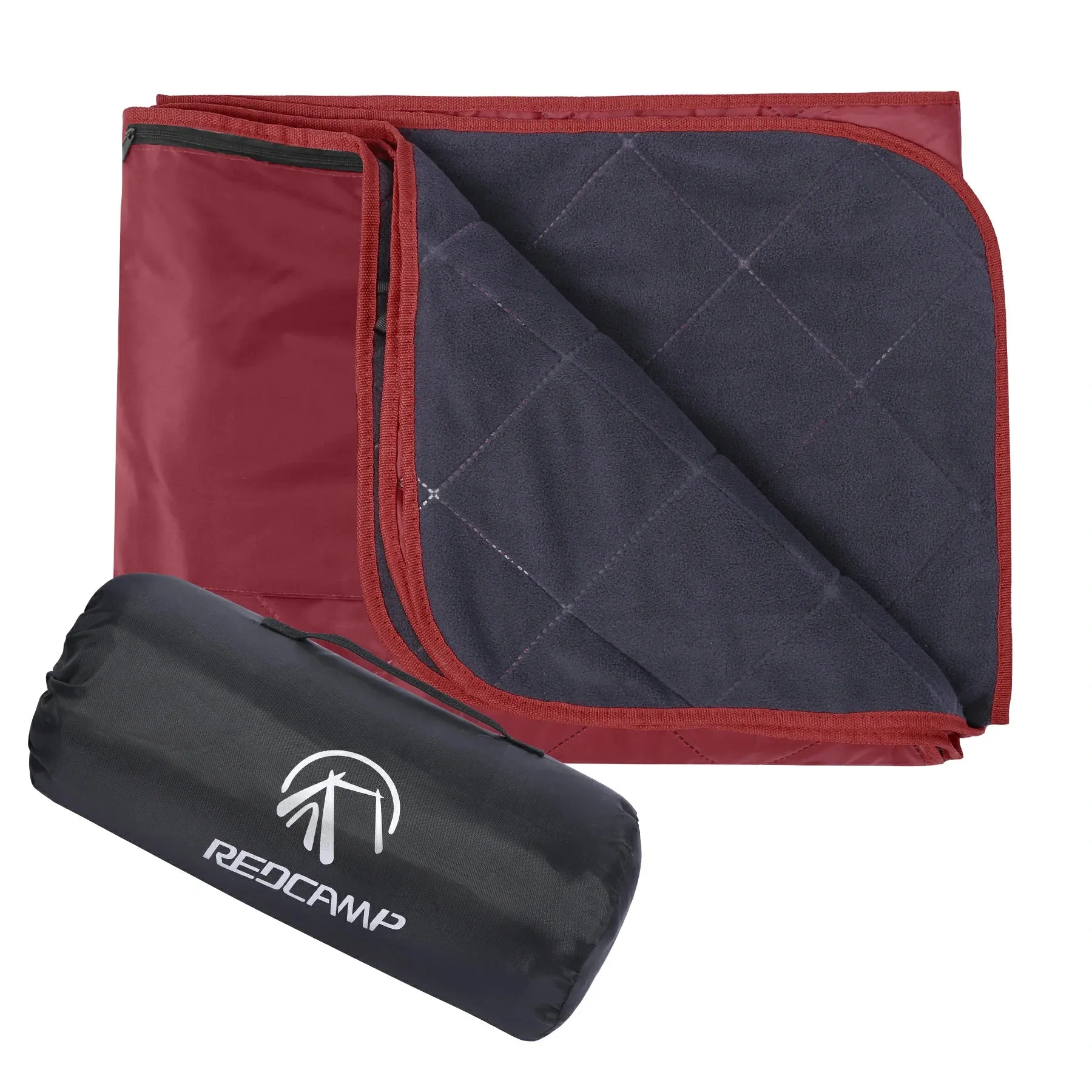 Outdoor Waterproof Blanket with Warm Fleece - Image 10