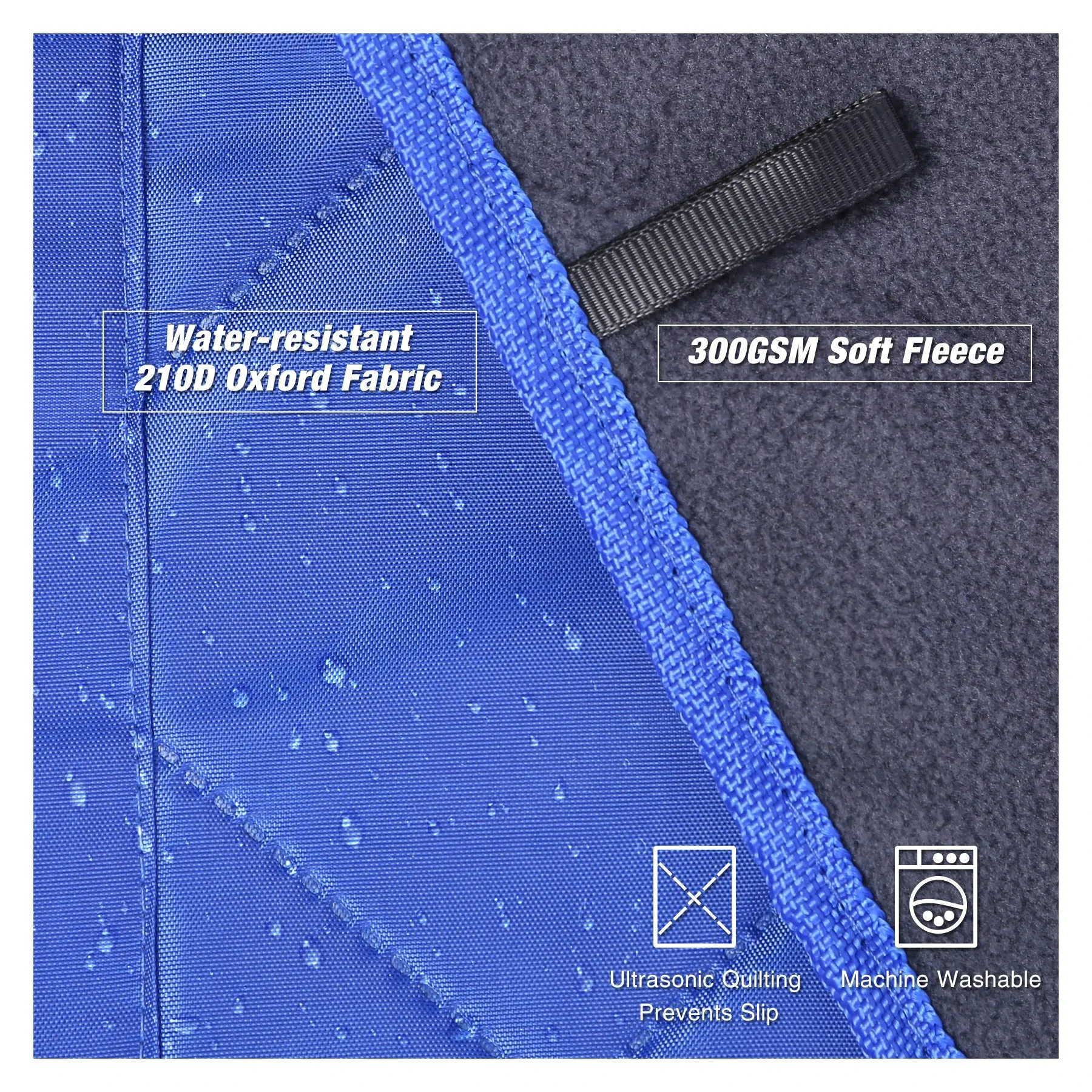 Outdoor Waterproof Blanket with Warm Fleece - Image 6