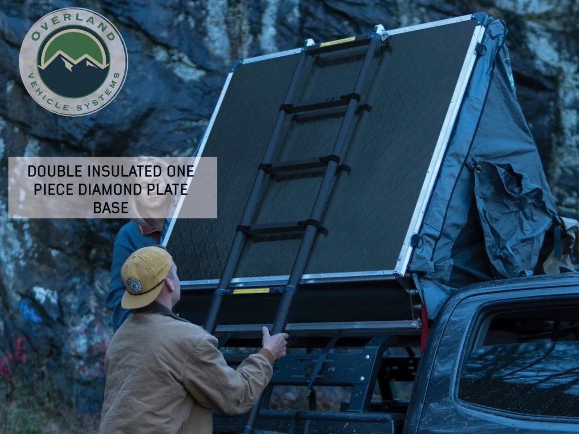 Overland Vehicle Systems Nomadic 4 Roof Top Tent - 4 Person - Image 3