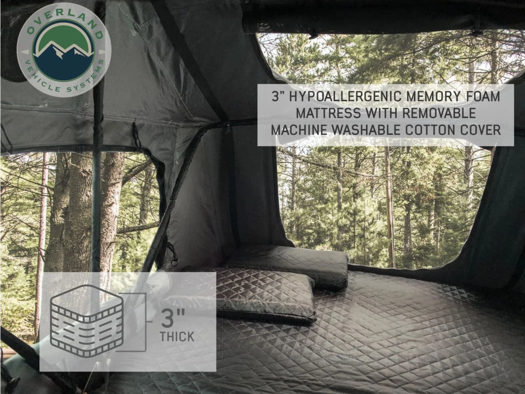Overland Vehicle Systems Nomadic 4 Roof Top Tent - 4 Person - Image 8