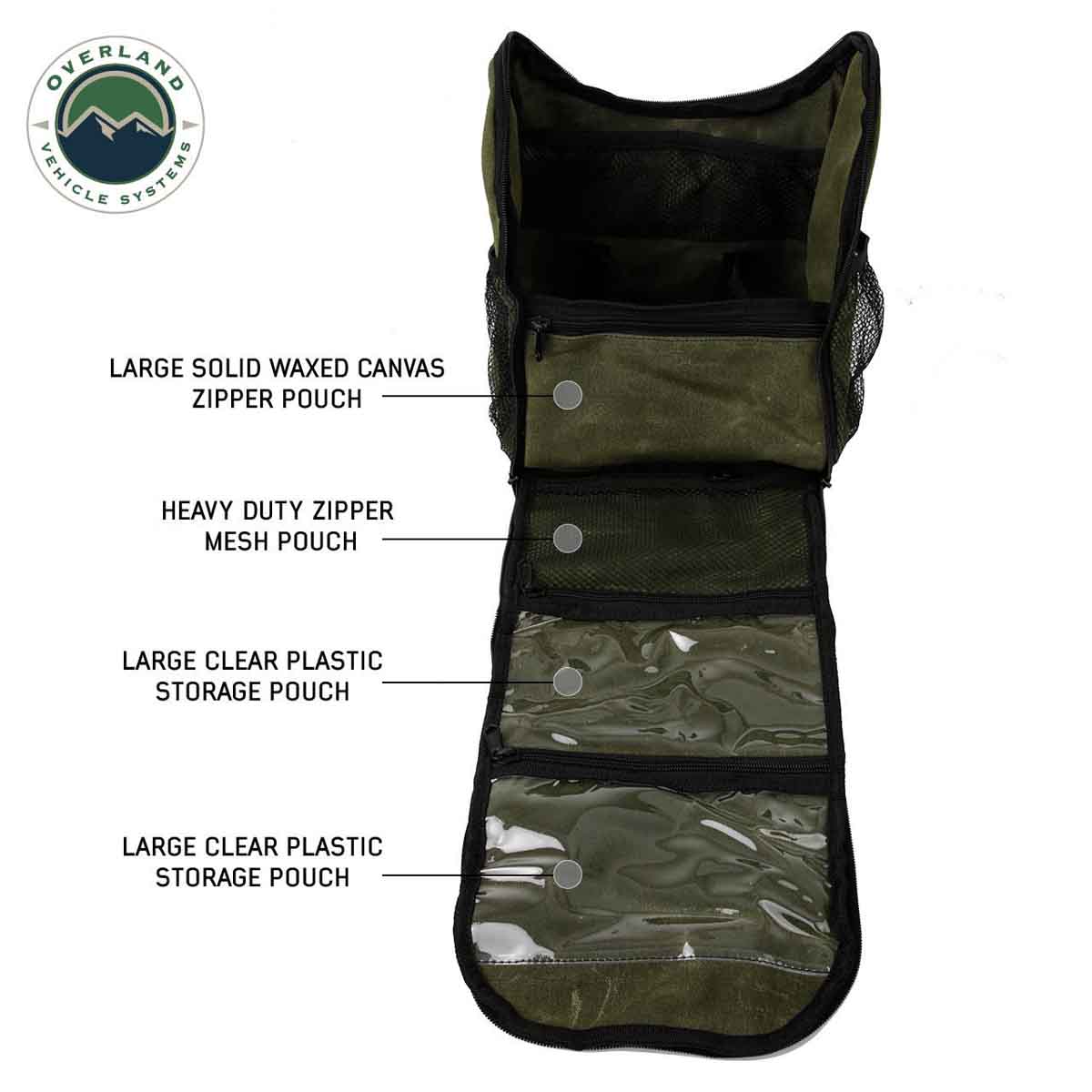 Overnight Bag with Handle & Straps - #16 Waxed Canvas Storage - Image 8