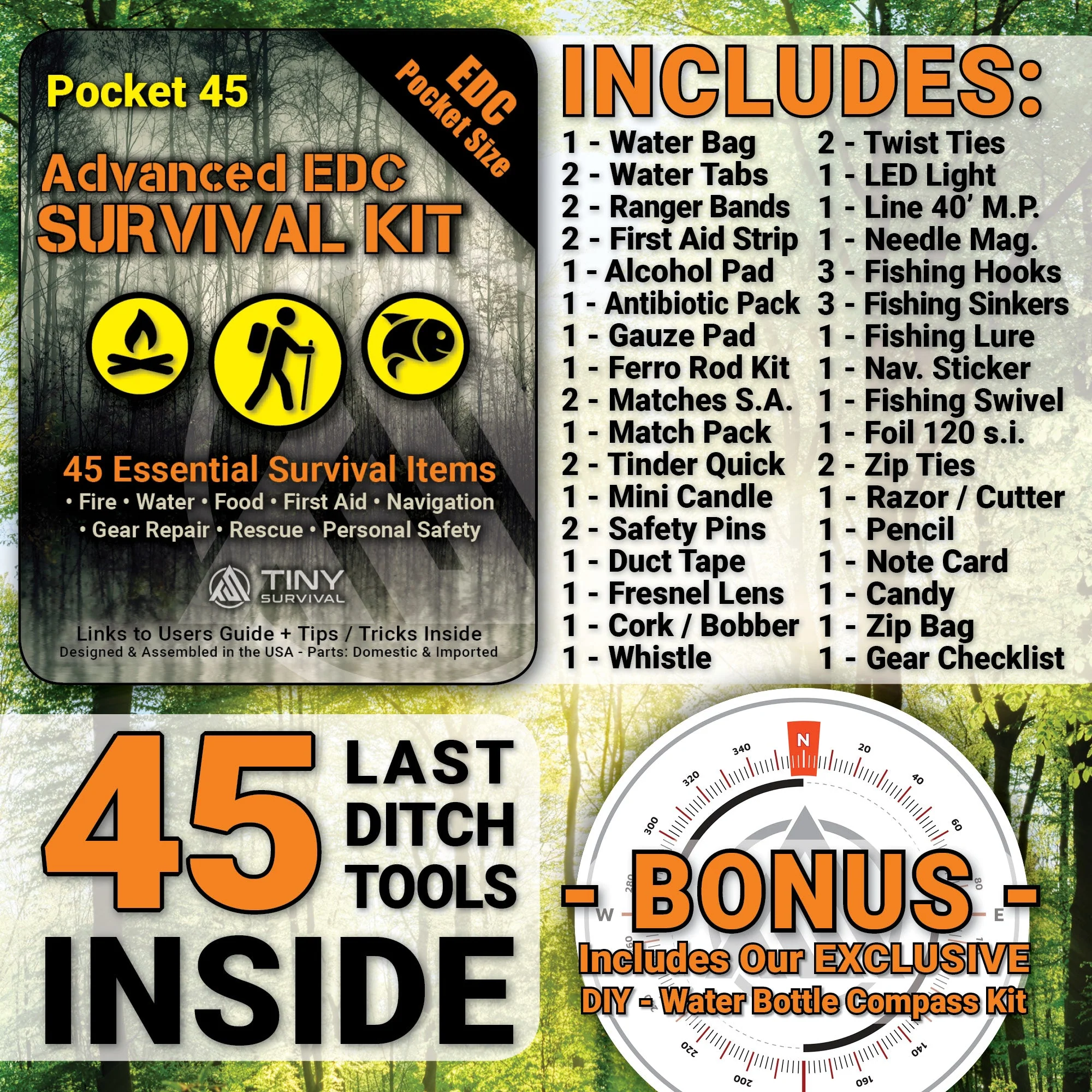 P-45 Advanced Survival Kit - Image 2
