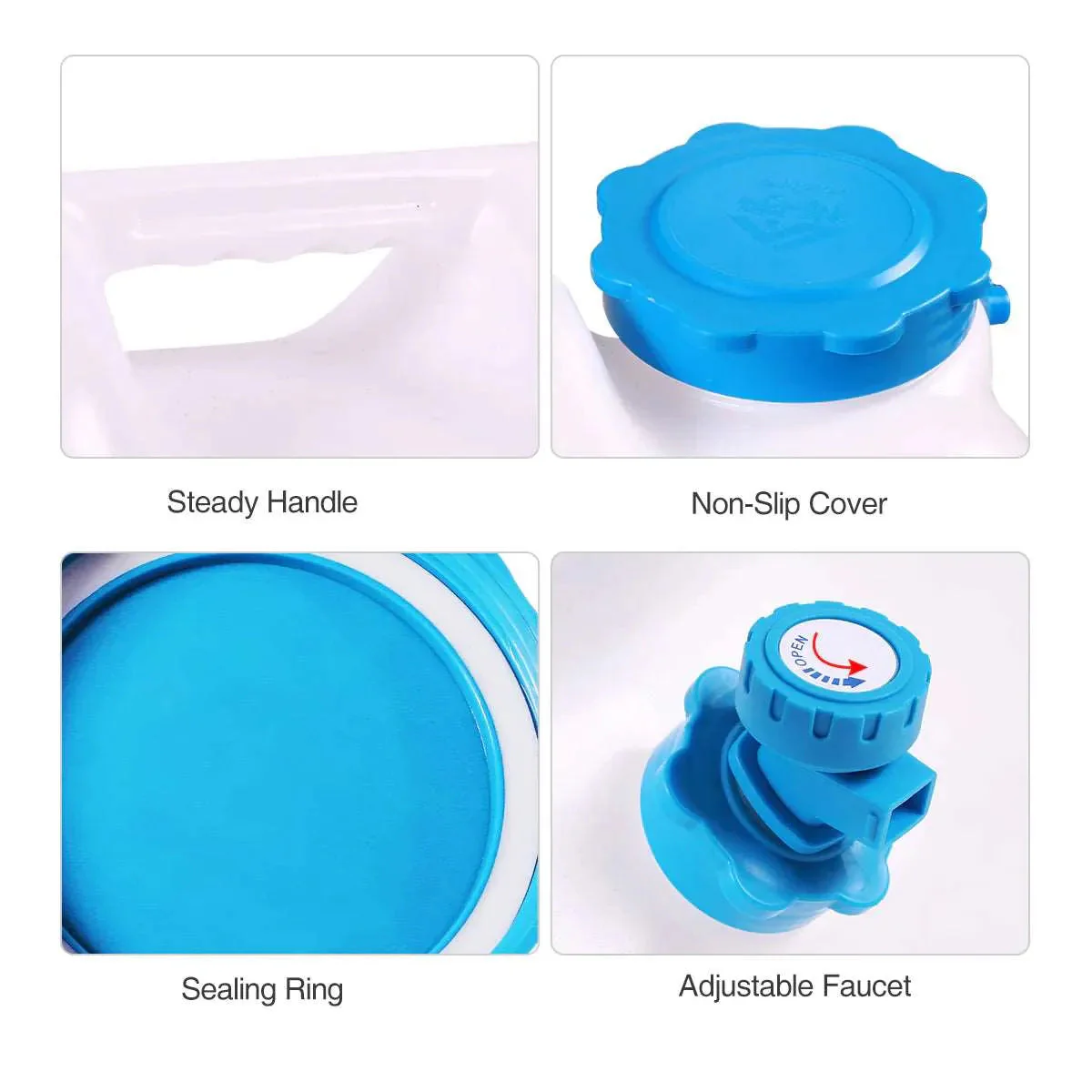 Portable Camping Water Container with Spigot and Wheels - Image 6