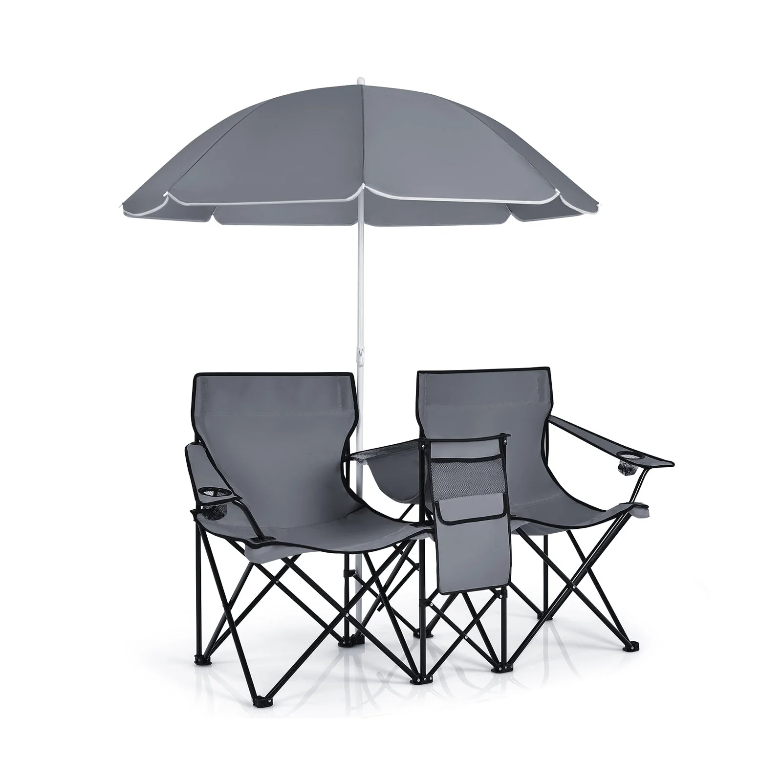 Portable Folding Picnic Double Chair - Image 18