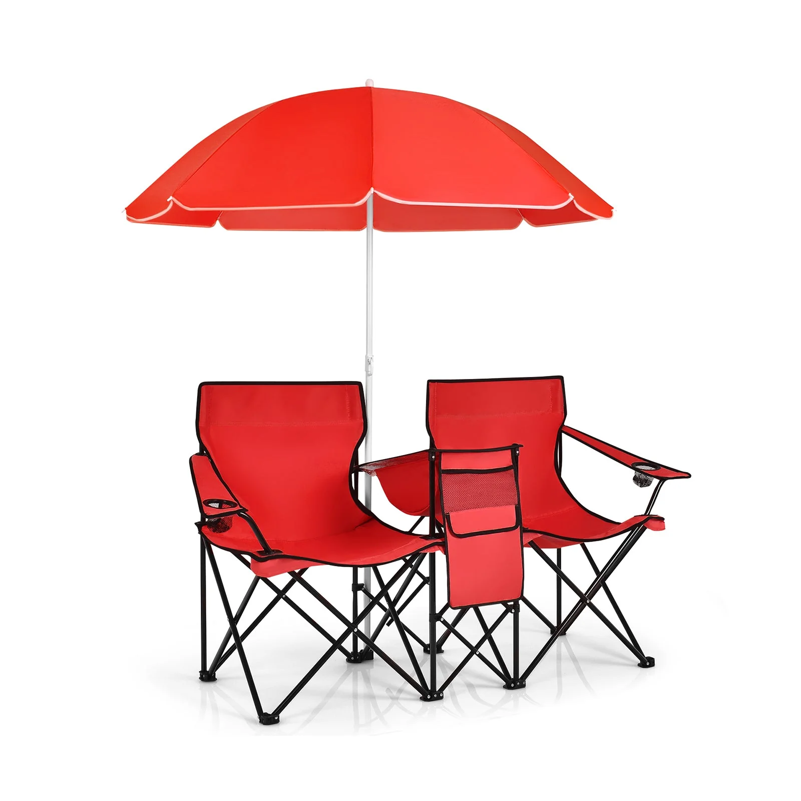 Portable Folding Picnic Double Chair - Image 42
