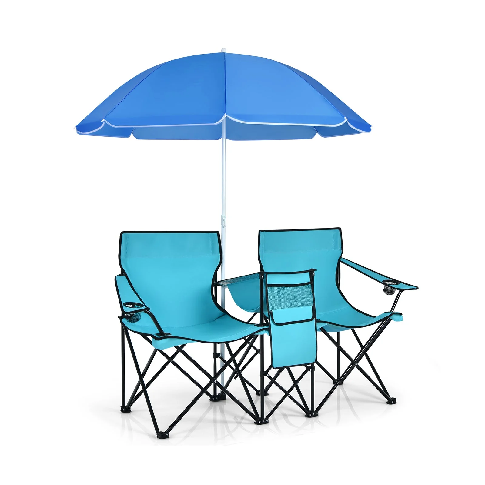 Portable Folding Picnic Double Chair - Image 50