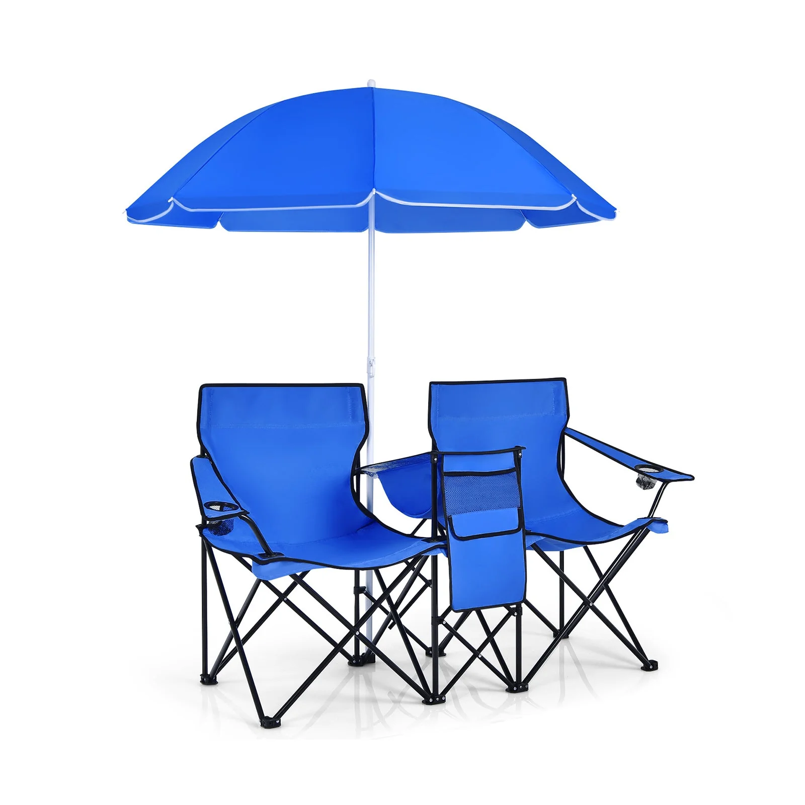 Portable Folding Picnic Double Chair - Image 6