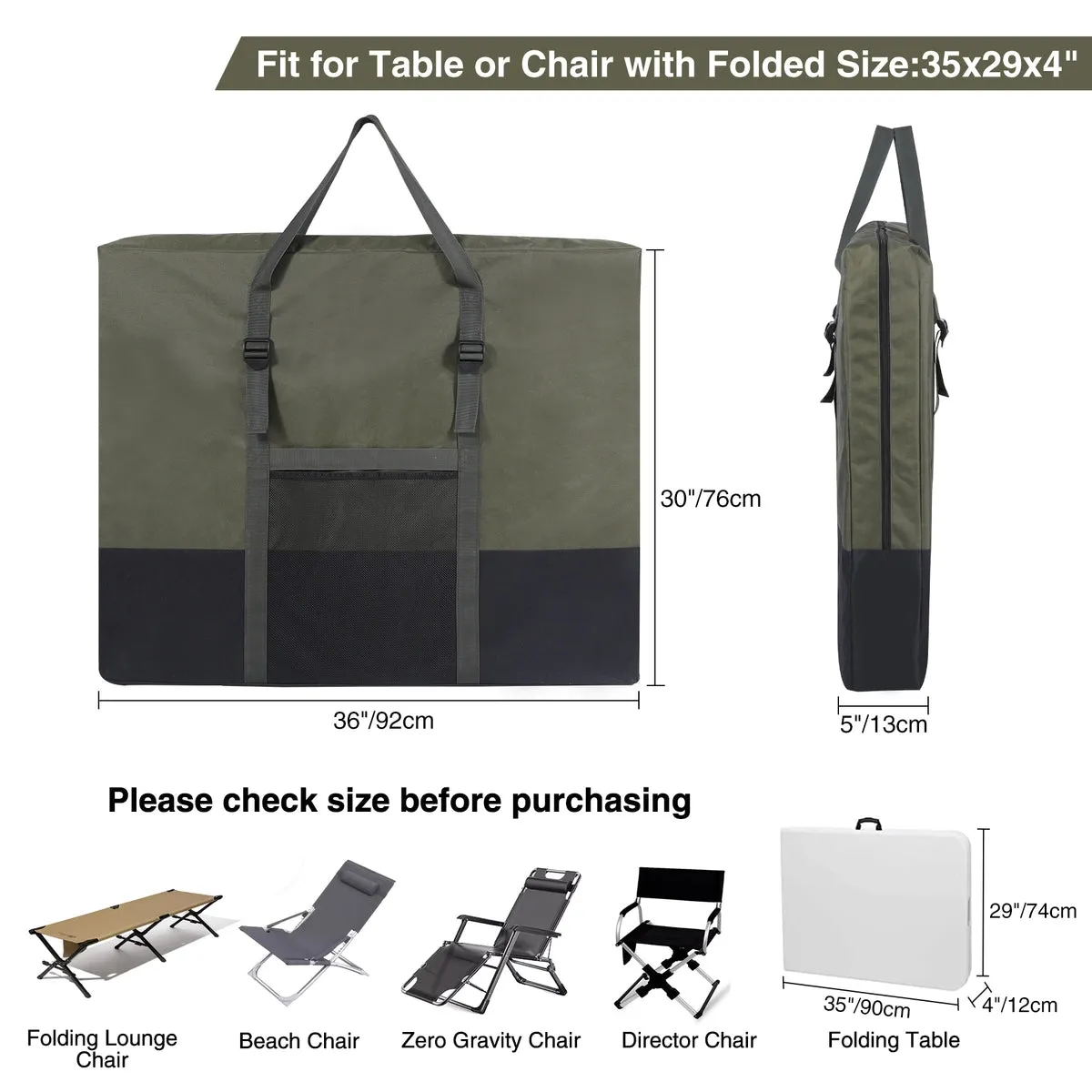 Portable Folding Storage Table Bag - Image 12