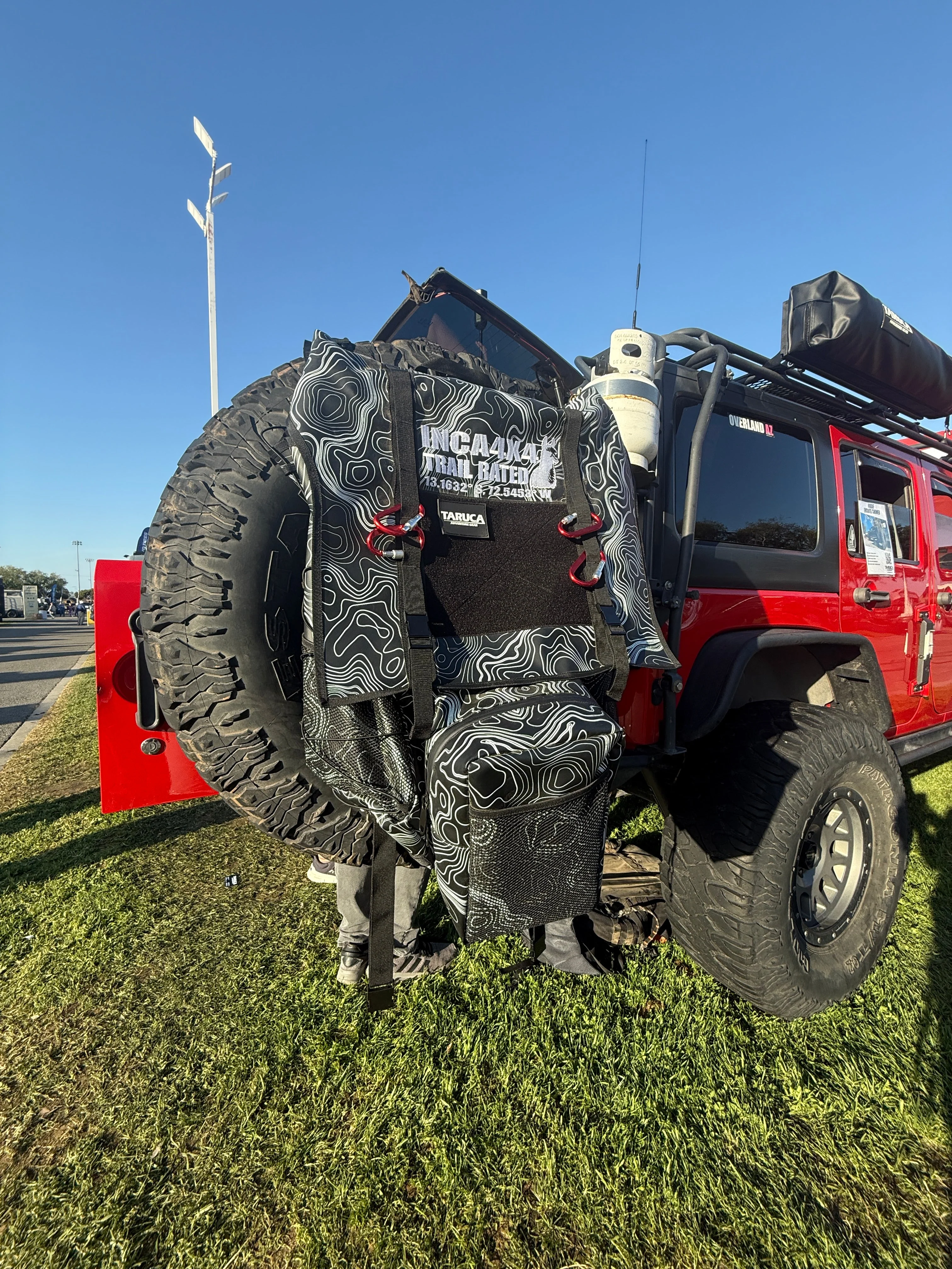 [PREORDER JUN Delivery] Gen 3  Overland spare tire tailgate bag - Image 2