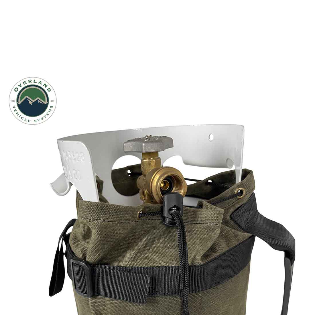 Propane Bag with Handle & Straps - #16 Waxed Canvas Storage - Image 3