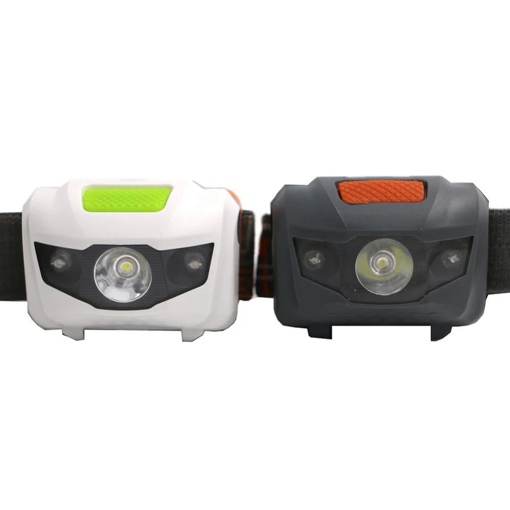 R3 + 2LED 800 Lumens 4 Modes Mini Headlamp Outdoor Headlight Waterproof  Lantern Use AAA Battery - Image 4