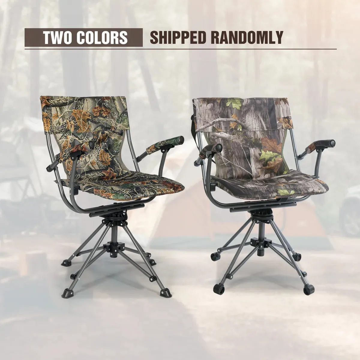 REDCAMP 360 Degree Swivel Hunting Chair for Blinds - Image 5