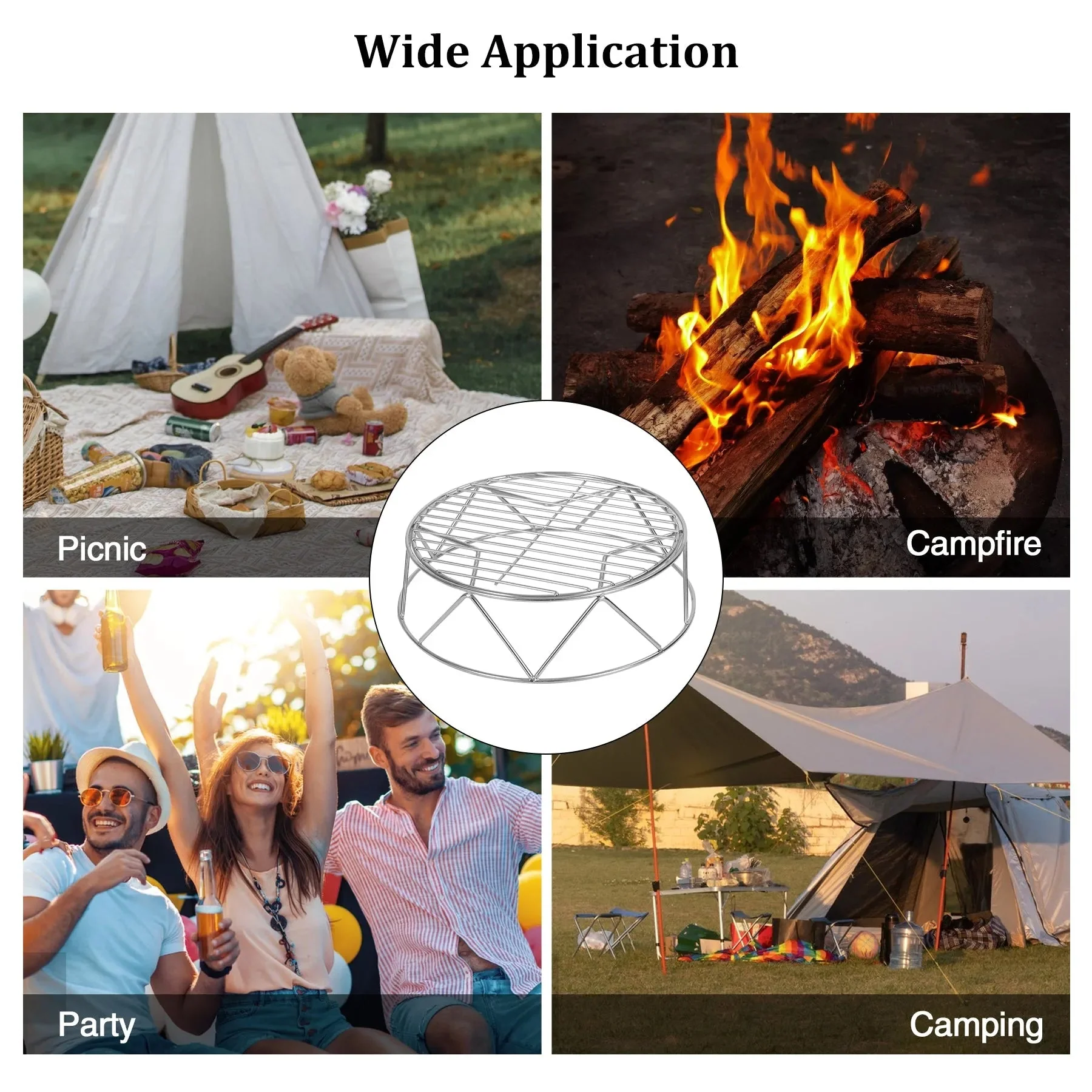REDCAMP Fire Pit Accessory Kit for Stove - Image 8