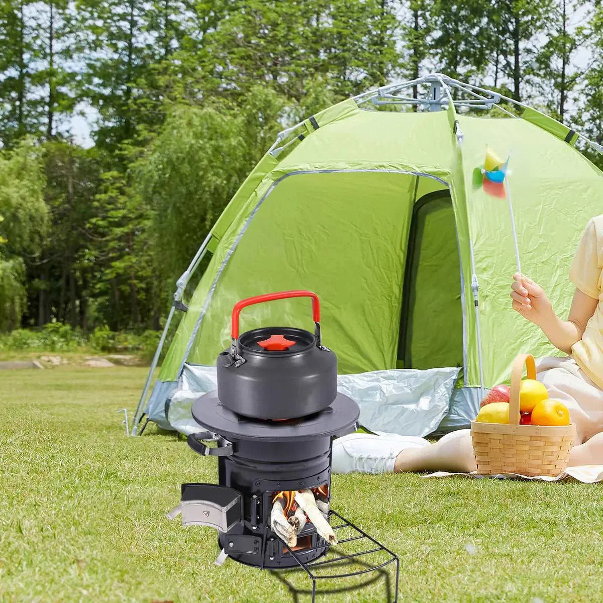 Redcamp Portable Rocket Stove for Camping - Image 2