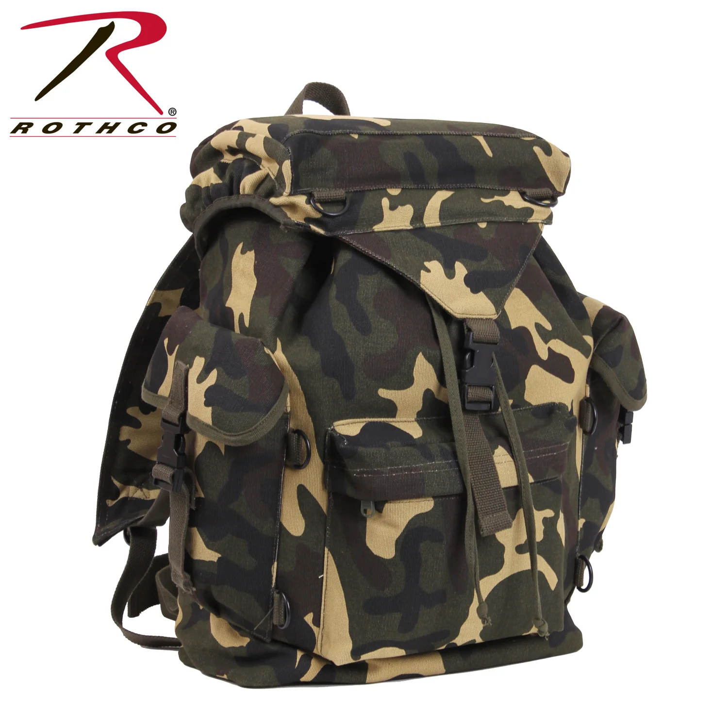 Rothco Canvas Outdoorsman Rucksack - Image 3