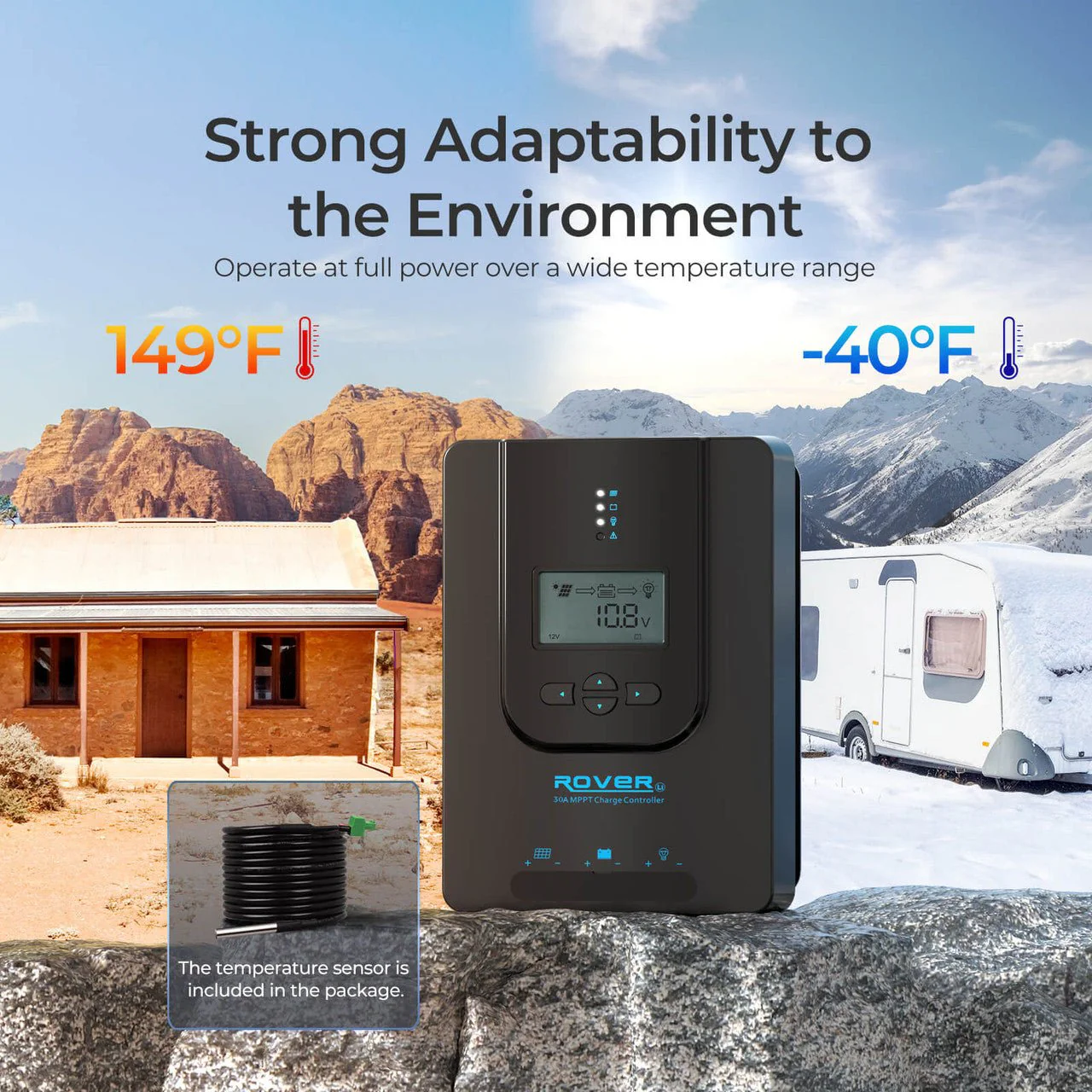 Rover Li 30 Amp MPPT Solar Charge Controller w/Bluetooth - Image 3