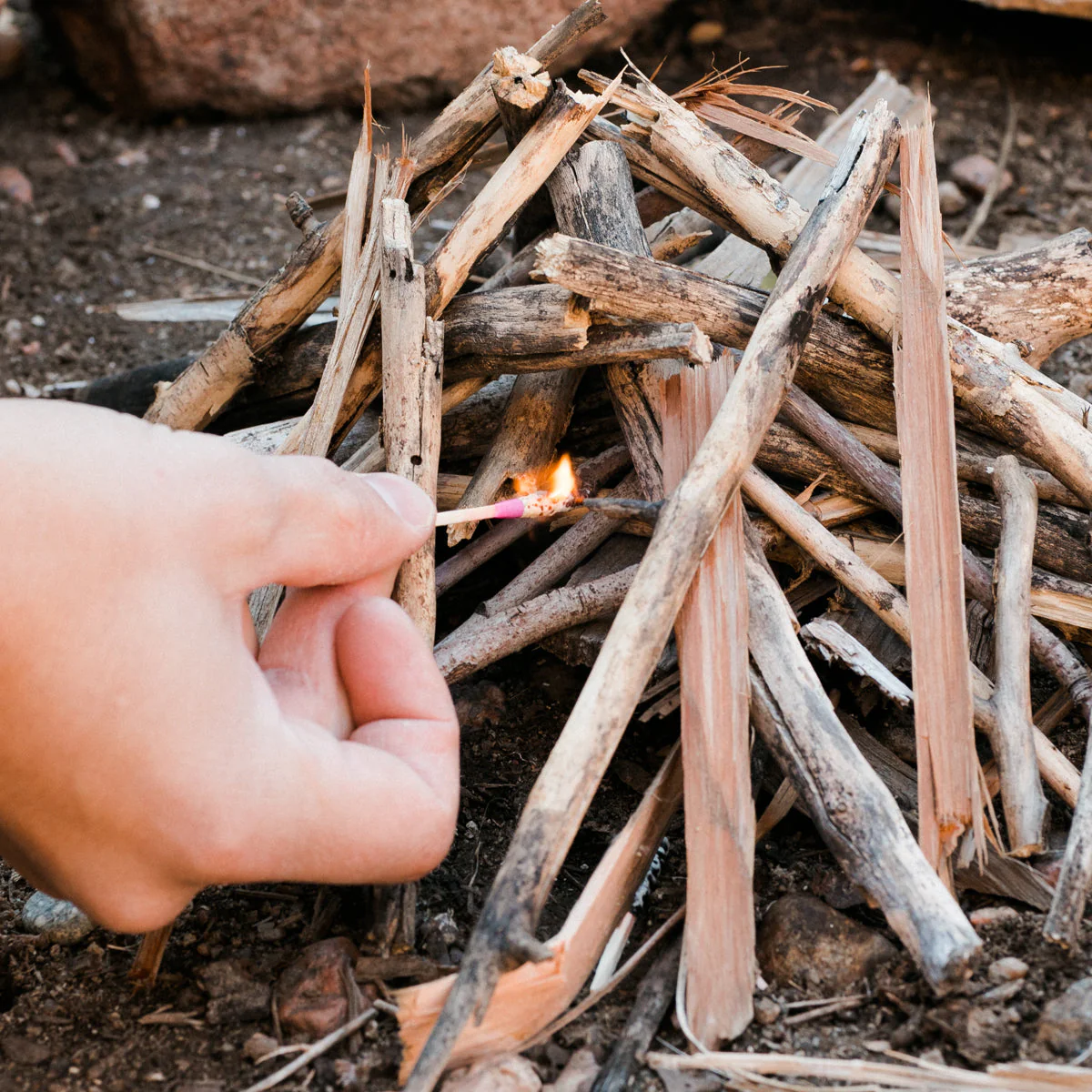 Safety Weatherproof Matches w/ Waterproof Case - Image 9