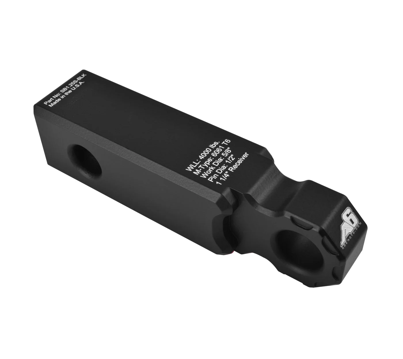 Shackle Block 1.25" Assembly - Black - Image 4