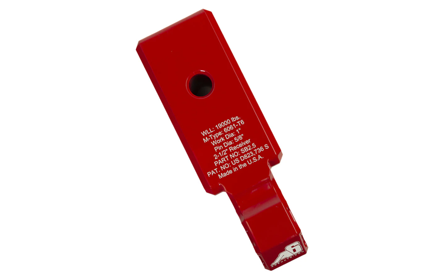 Shackle Block 2.5" Assembly - Red - Image 4