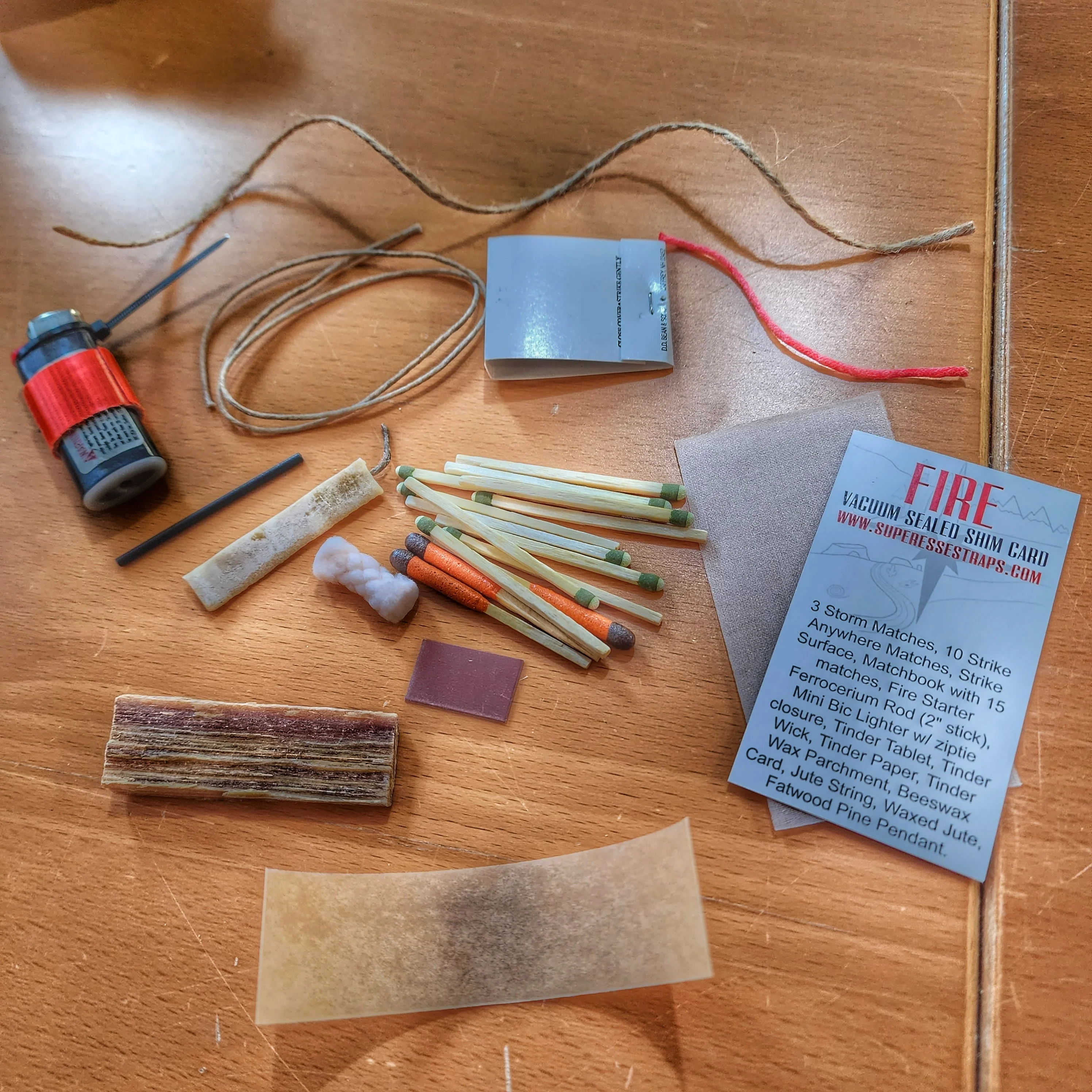 Shim Personal Survival Cards - Wallet Size Vacuum Sealed Survival Packets - Image 6