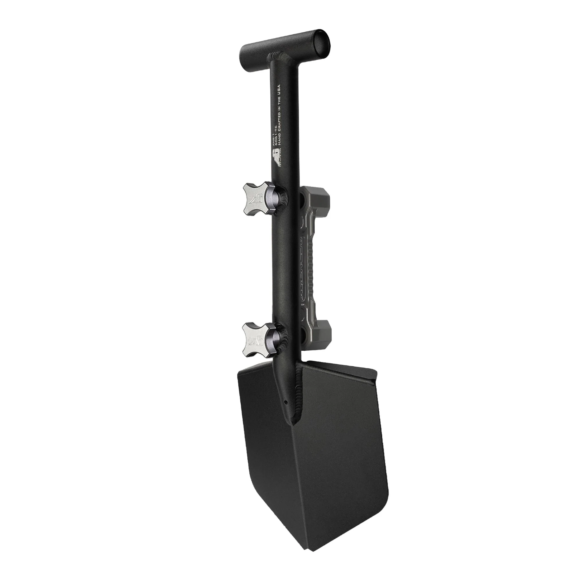 Shovel / Mount Combo - Black Mini Shovel / Grey SSM with Knobs - Image 2