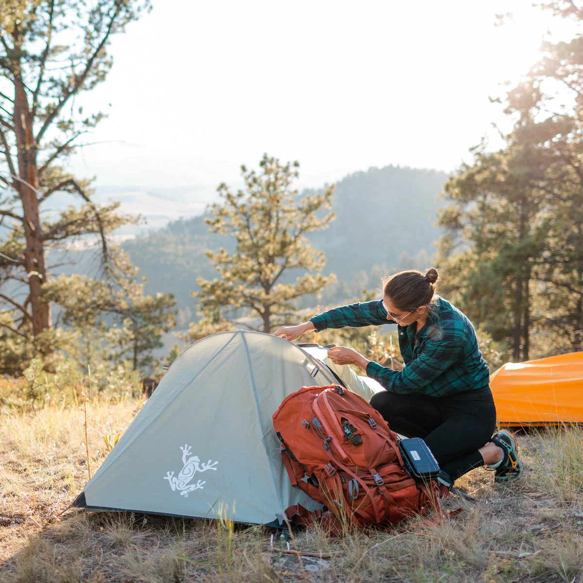 Solo Bivy 1-Person Tent - Orange - Image 8