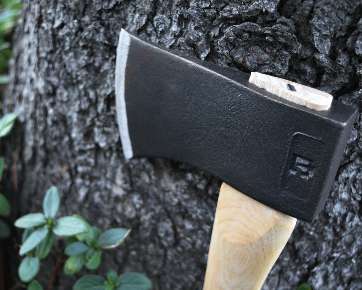 Sport Utility 2lb Camp Hatchet w/ 14" Curved Hickory Handle - Image 5