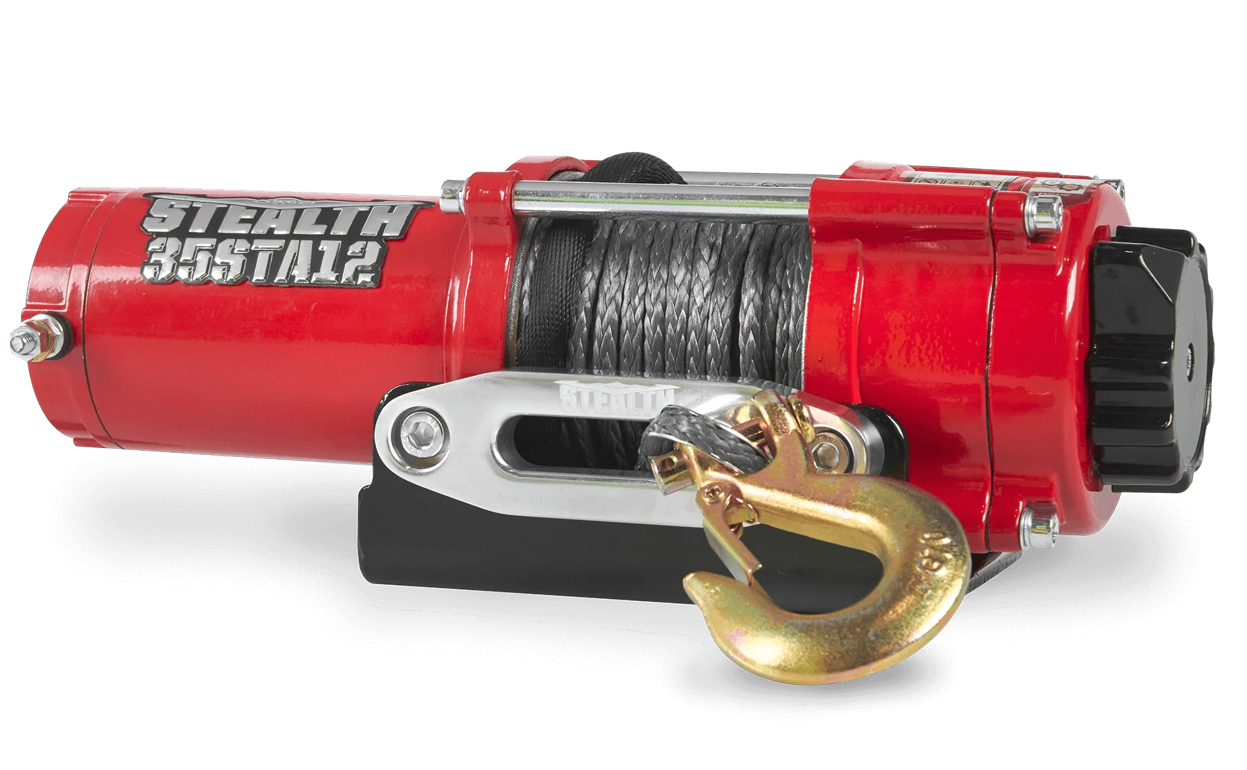 Stealth 3,500lb 12v Electric Winch - Synthetic Rope - Image 3