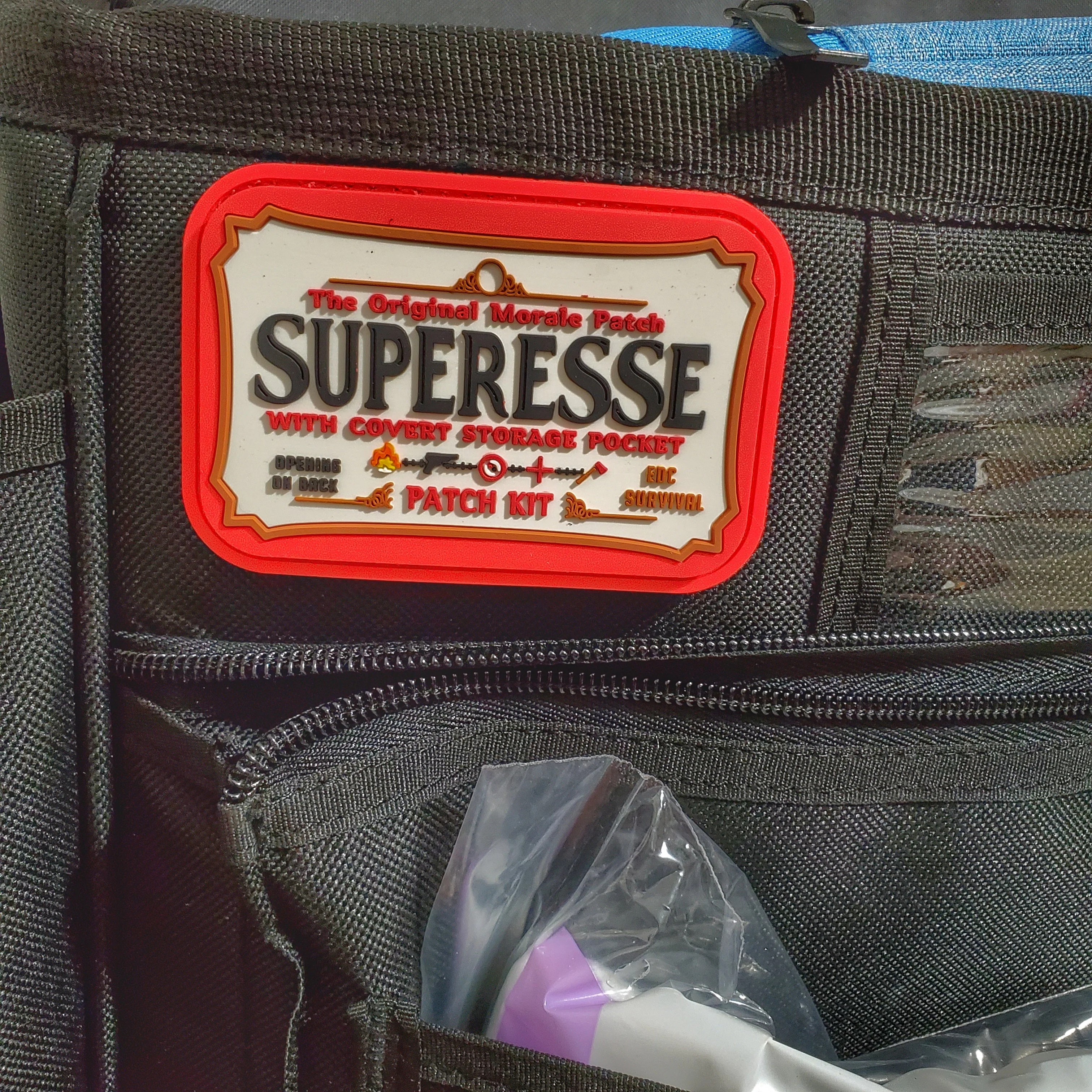 Storage Pocket Patch: "Altoids" The Original Morale Patch by Superesse with Covert Storage Pocket - Image 2