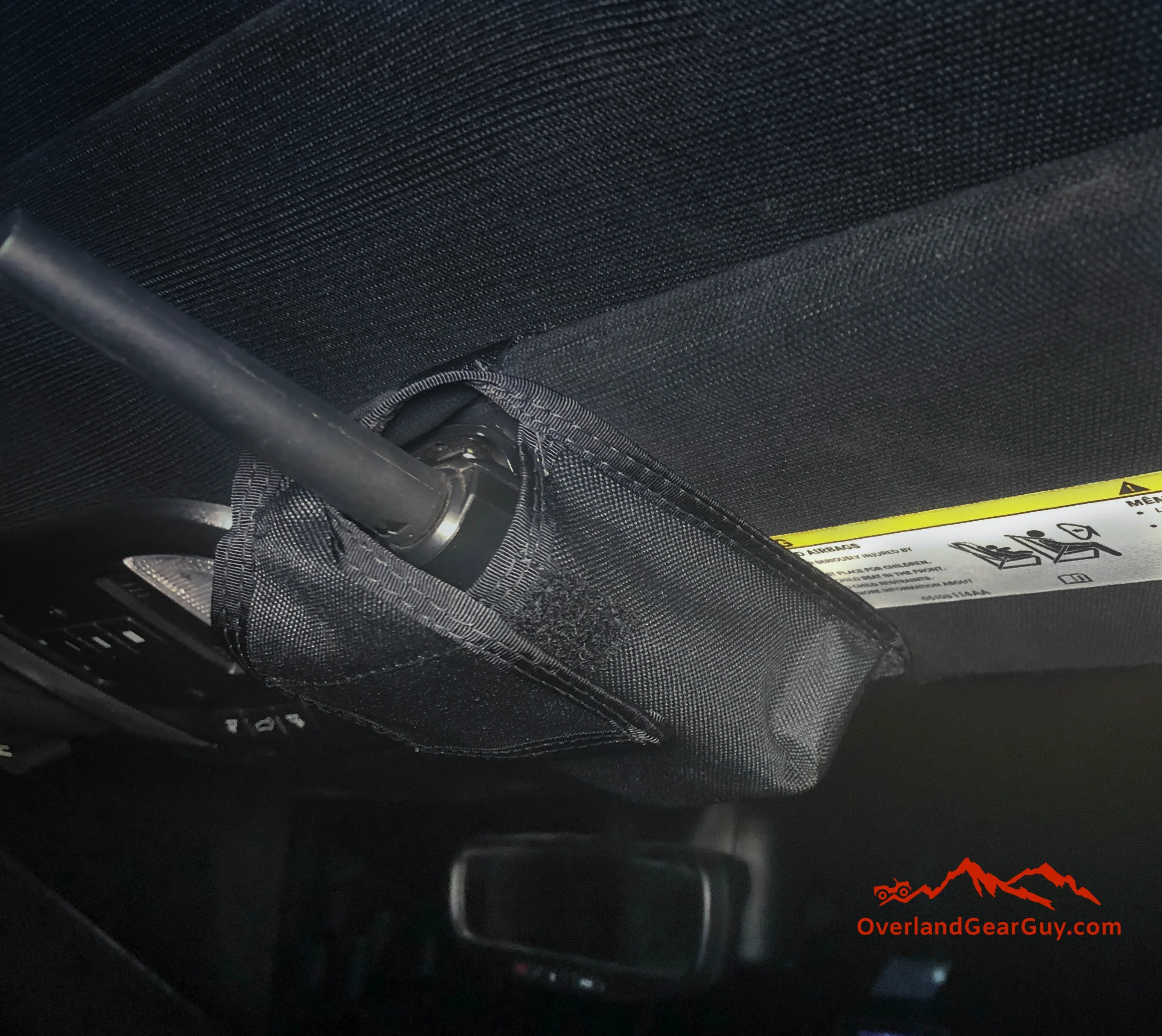 Sun Visor Radio Pouch - Image 3