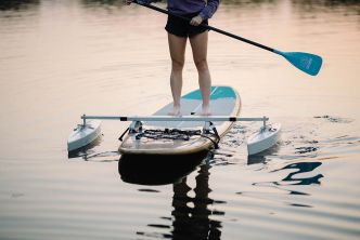 SUP Stabilizer Float Package - Red Floats - Image 2