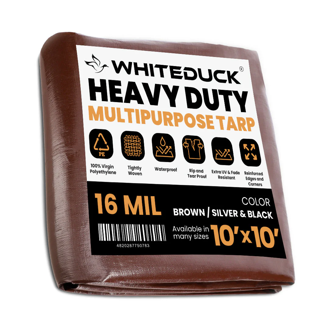 Super Heavy Duty Poly Tarp Cover Thick 16 Mil, 8 oz - Image 10