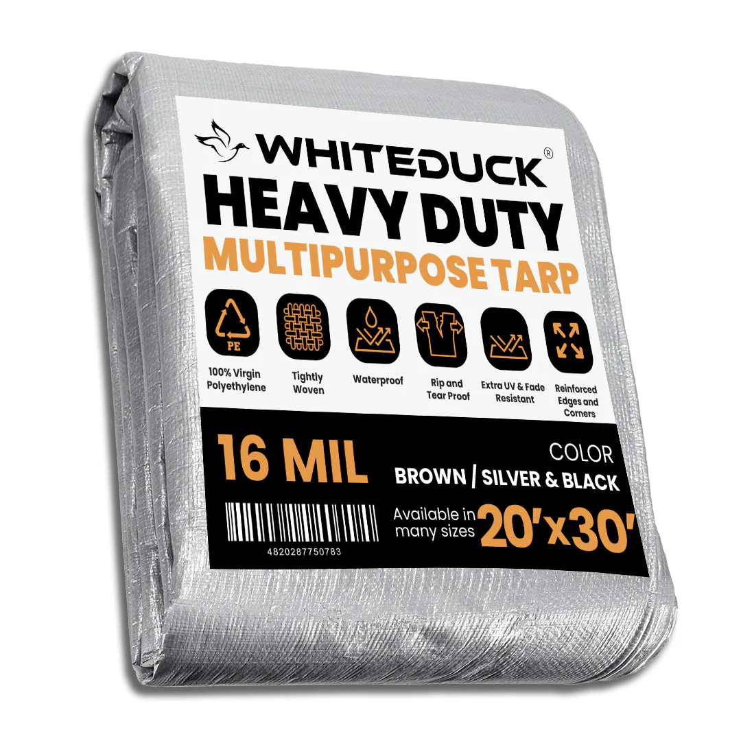Super Heavy Duty Poly Tarp Cover Thick 16 Mil, 8 oz - Image 45