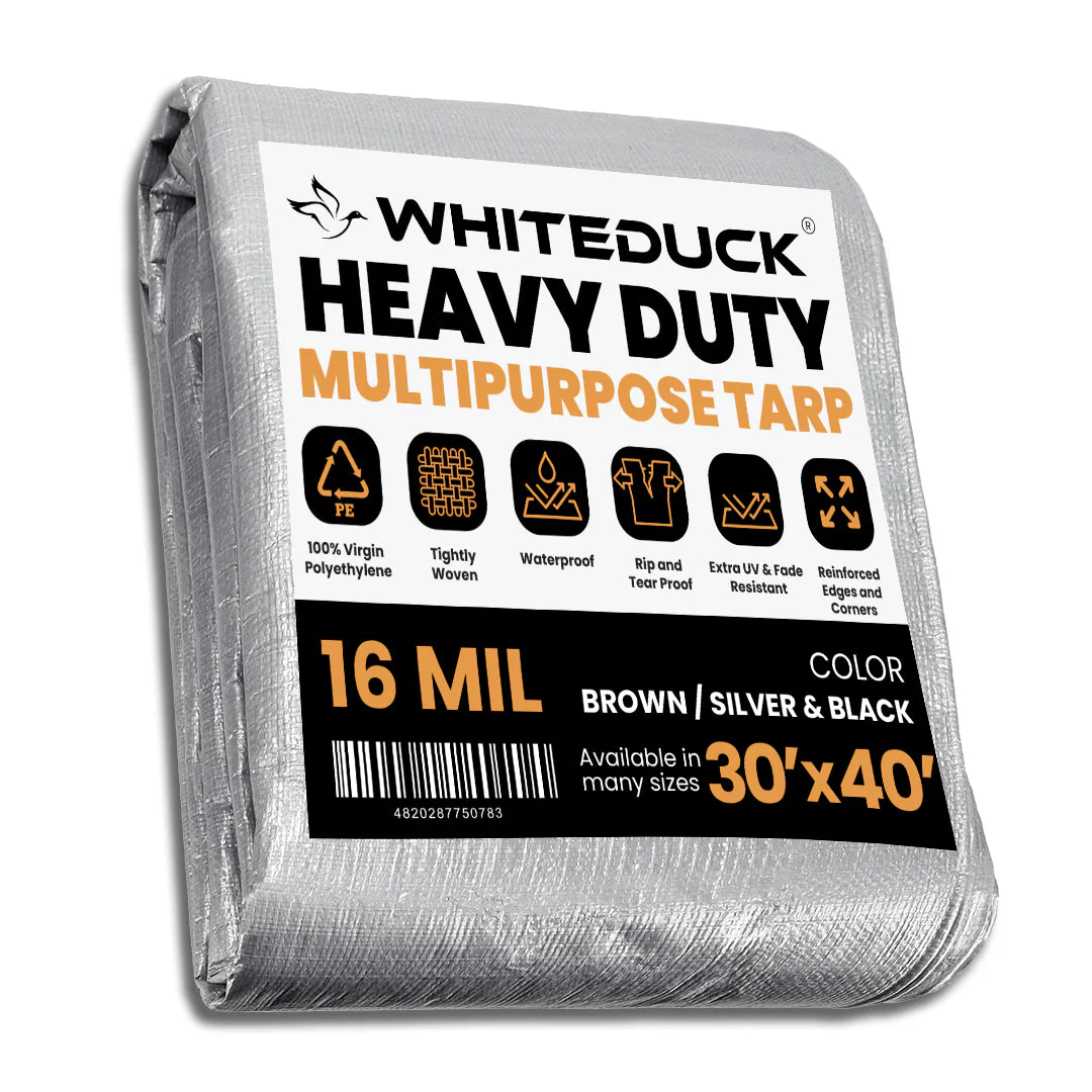 Super Heavy Duty Poly Tarp Cover Thick 16 Mil, 8 oz - Image 48
