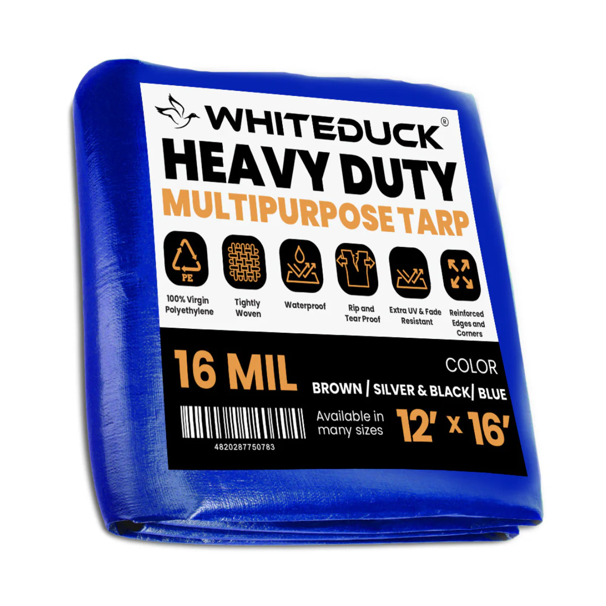 Super Heavy Duty Poly Tarp Cover Thick 16 Mil, 8 oz - Image 55