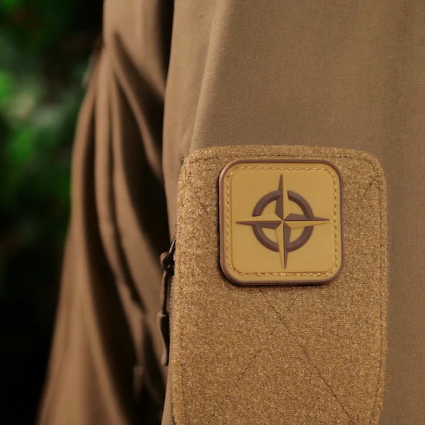 Survival Compass Morale Patch (Orange on Black) - Image 13