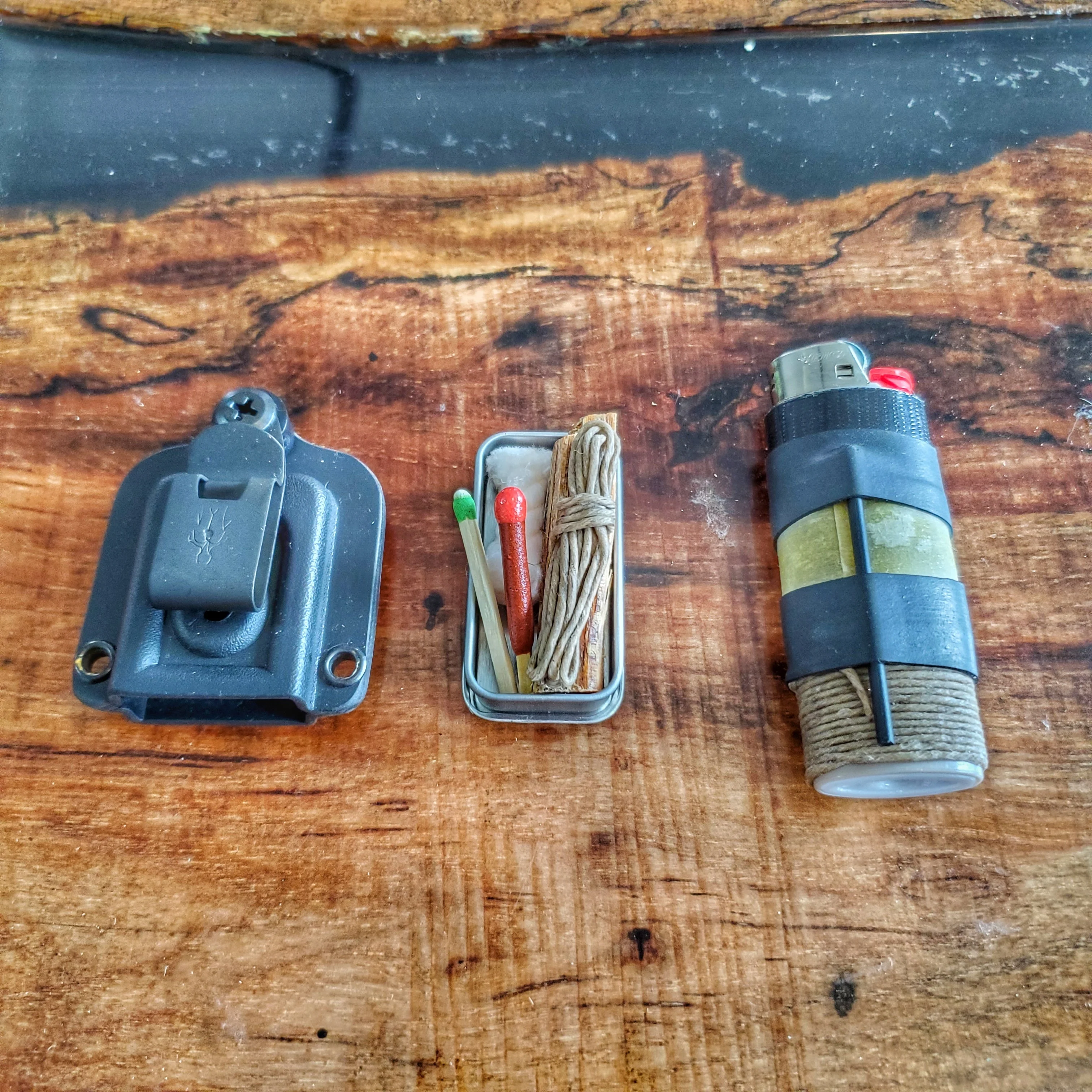 Survival Kit Lighter - Fire Starter outfitted with supplies. - Image 49