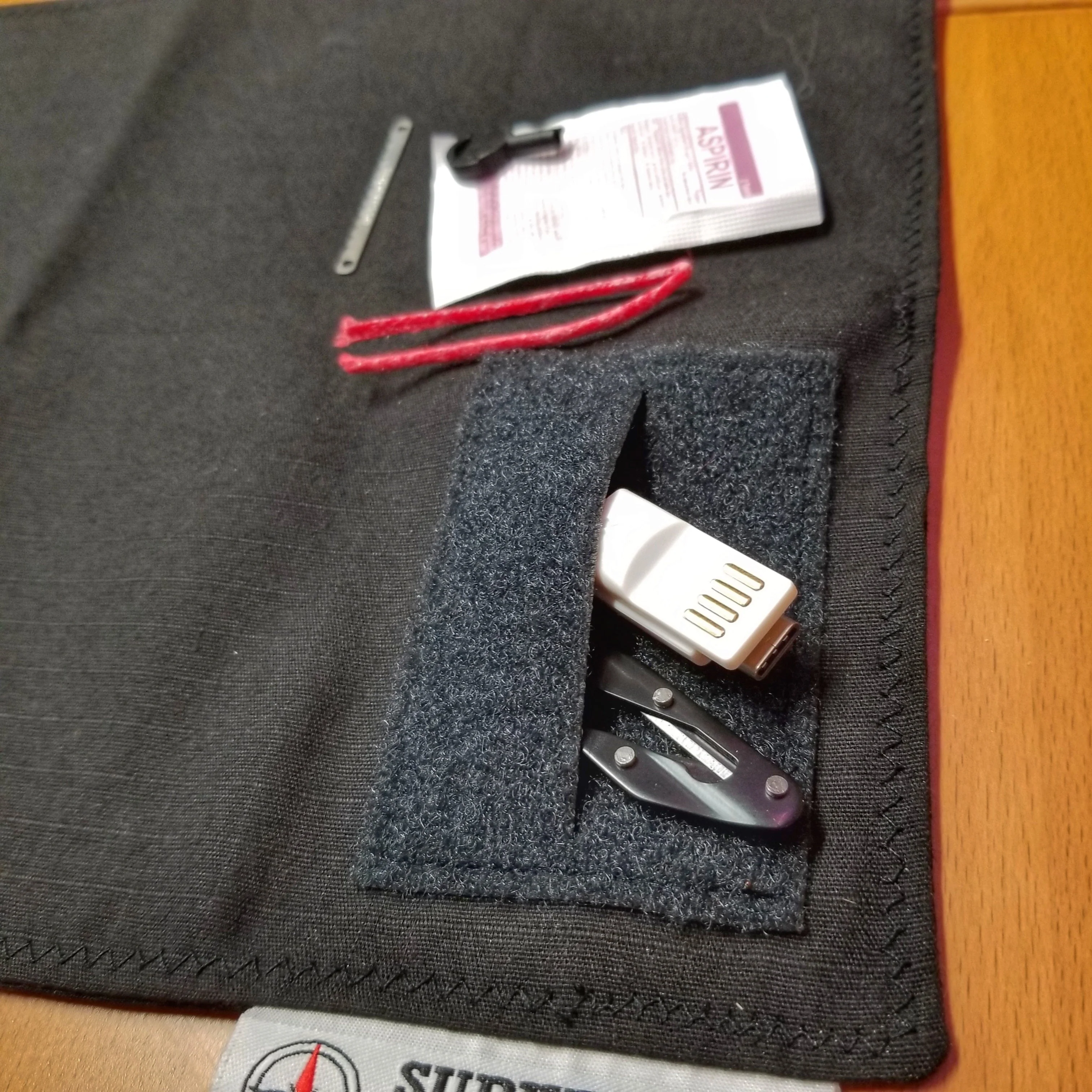 Tactical Tissue: Morale Patch compatible Ripstop stitched hank with covert storage pocket. - Image 34