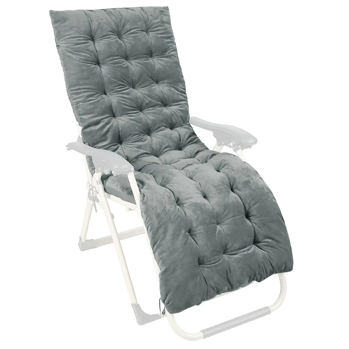 Thicker Soft Comfortable Chaise Lounge Chair Cushion - Image 2