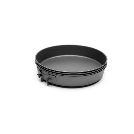 TOAKS Titanium D-165mm (6.5") Deep Pan Set 4 PCS | Ultralight Camping Cookware Set - Image 2